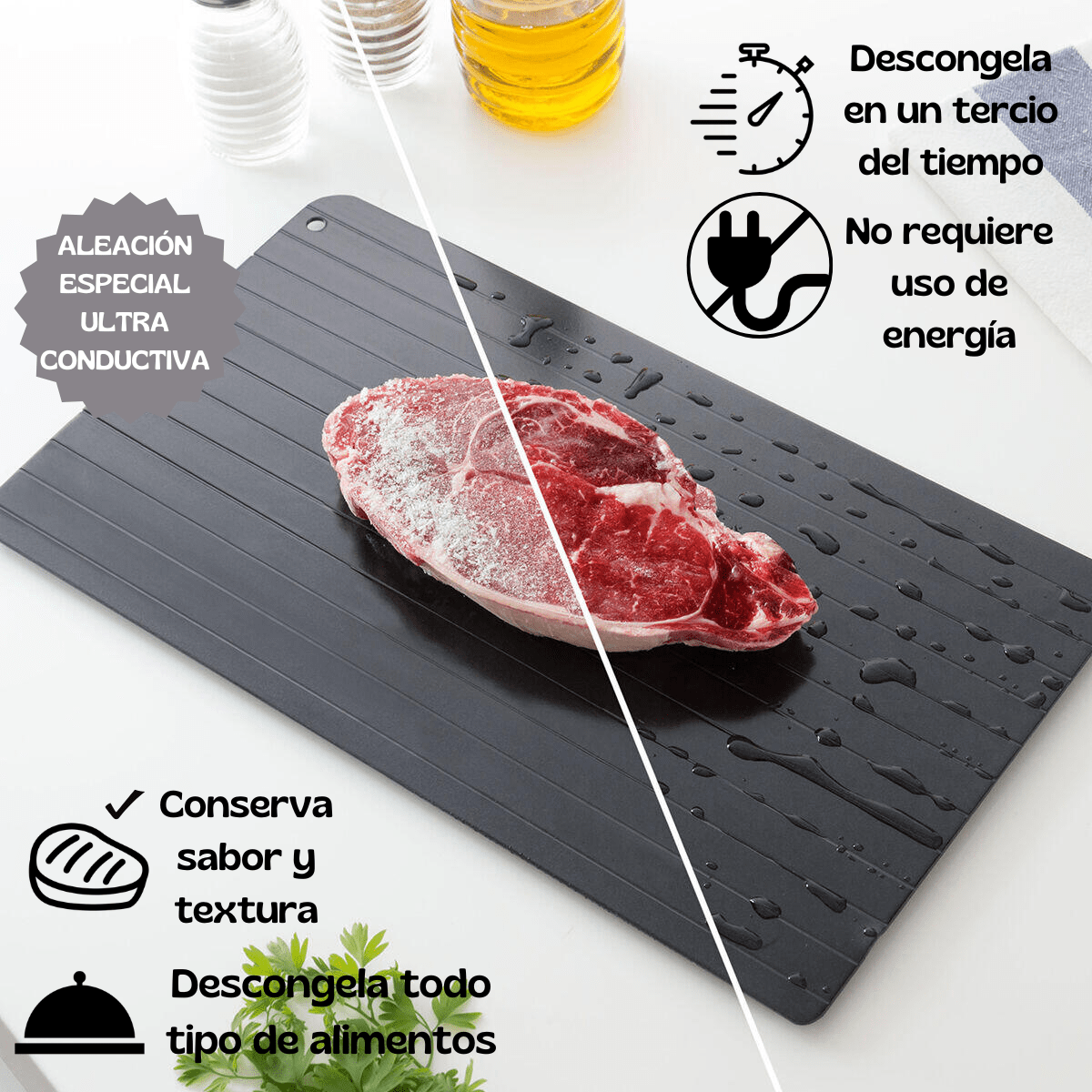 BANDEJA DE DESCONGELACIÓN RÁPIDA